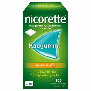 nicorette® Kaugummi freshfruit 2 mg 105 Stück