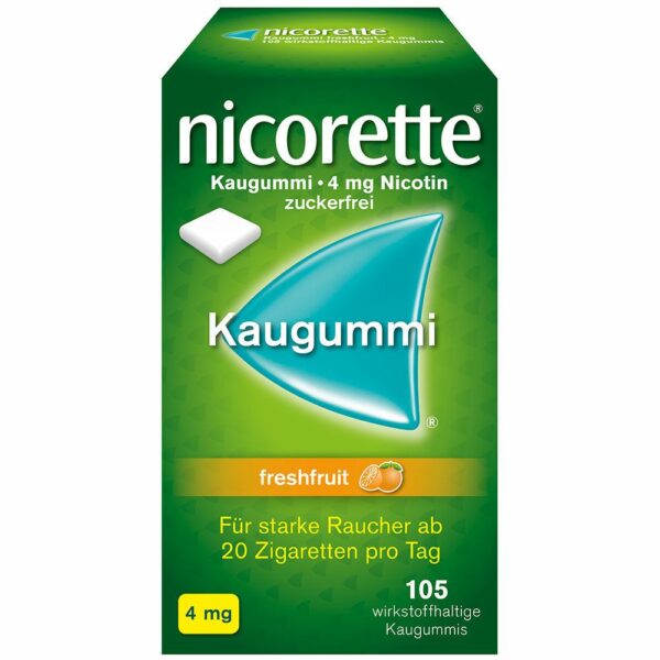 nicorette® Kaugummi freshfruit 4 mg 105 Stück