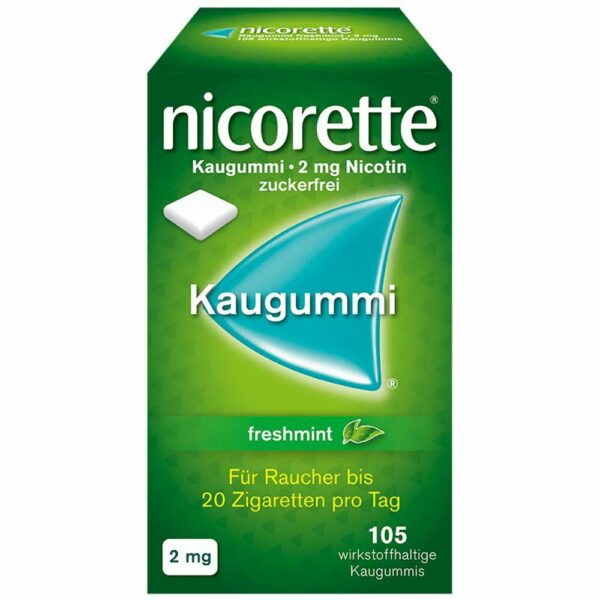 nicorette® Kaugummi freshmint 2 mg 105 Stück