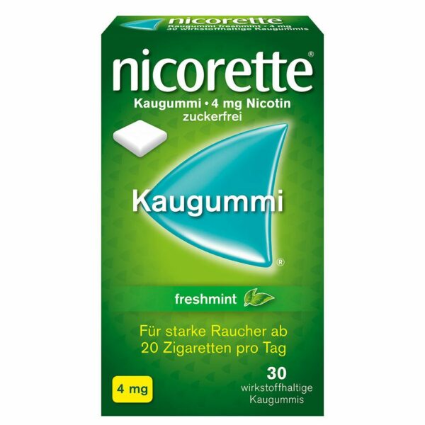 nicorette® Kaugummi freshmint 4 mg 30 Stück