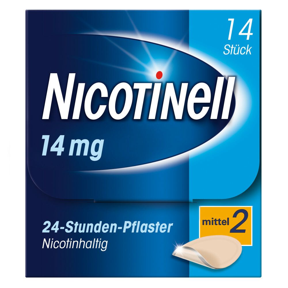 Nicotinell® 14 mg 24-Stunden-Pflaster 14 Stück