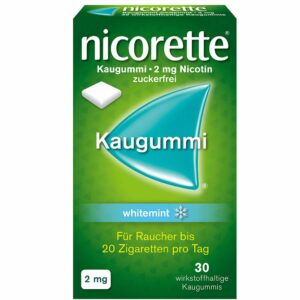 nicorette® Kaugummi 2 mg Whitemint 30 Stück