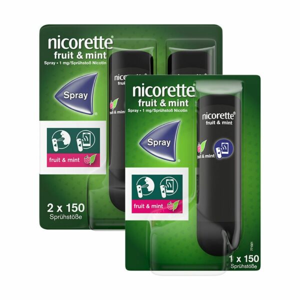 nicorette® fruit & mint Spray 3 Stück