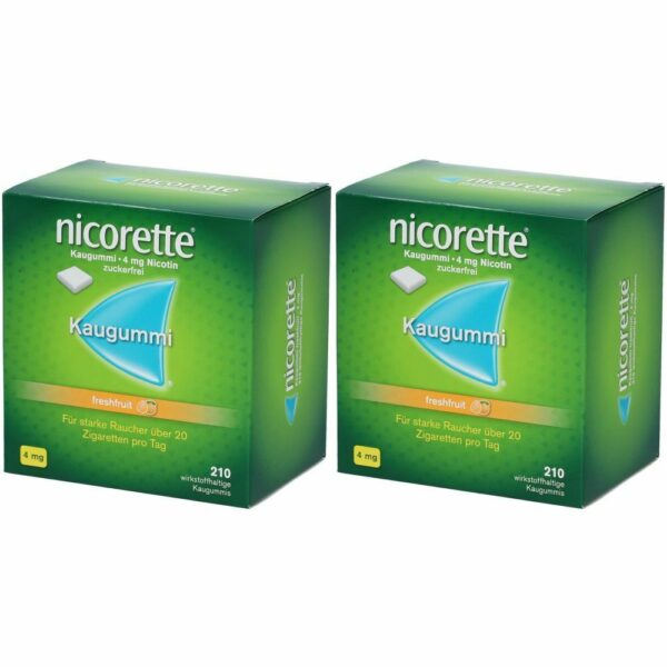 nicorette® Kaugummi freshfruit 4 mg 420 Stück