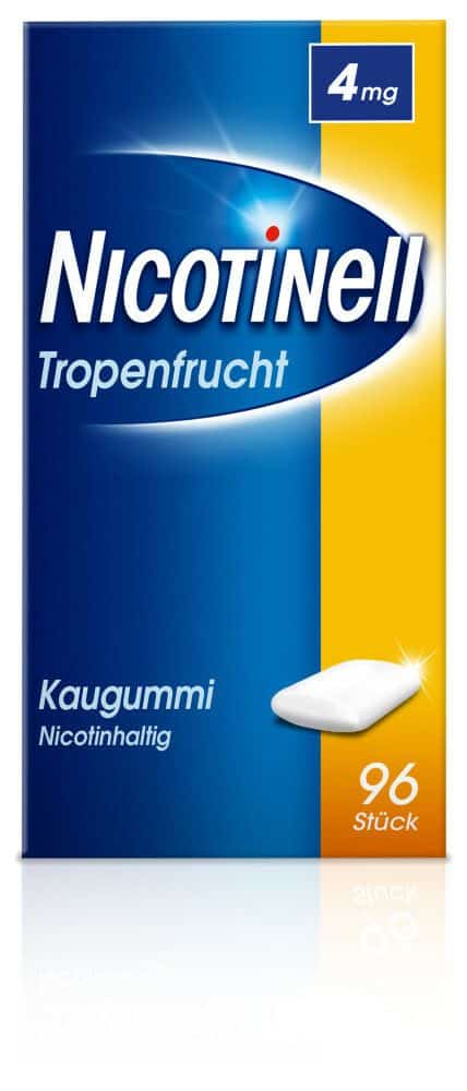 Nicotinell® 4 mg Tropenfrucht Kaugummi 96 Stück