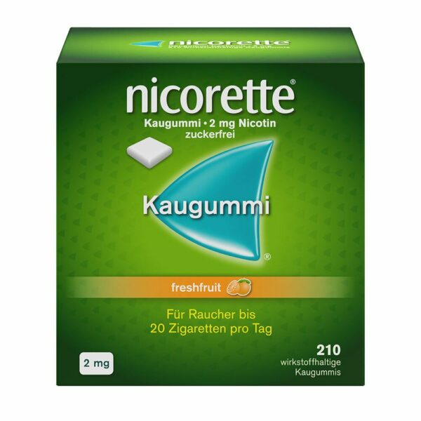 nicorette® Kaugummi freshfruit 2 mg 210 Stück