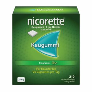 nicorette® Kaugummi freshmint 2 mg 210 Stück