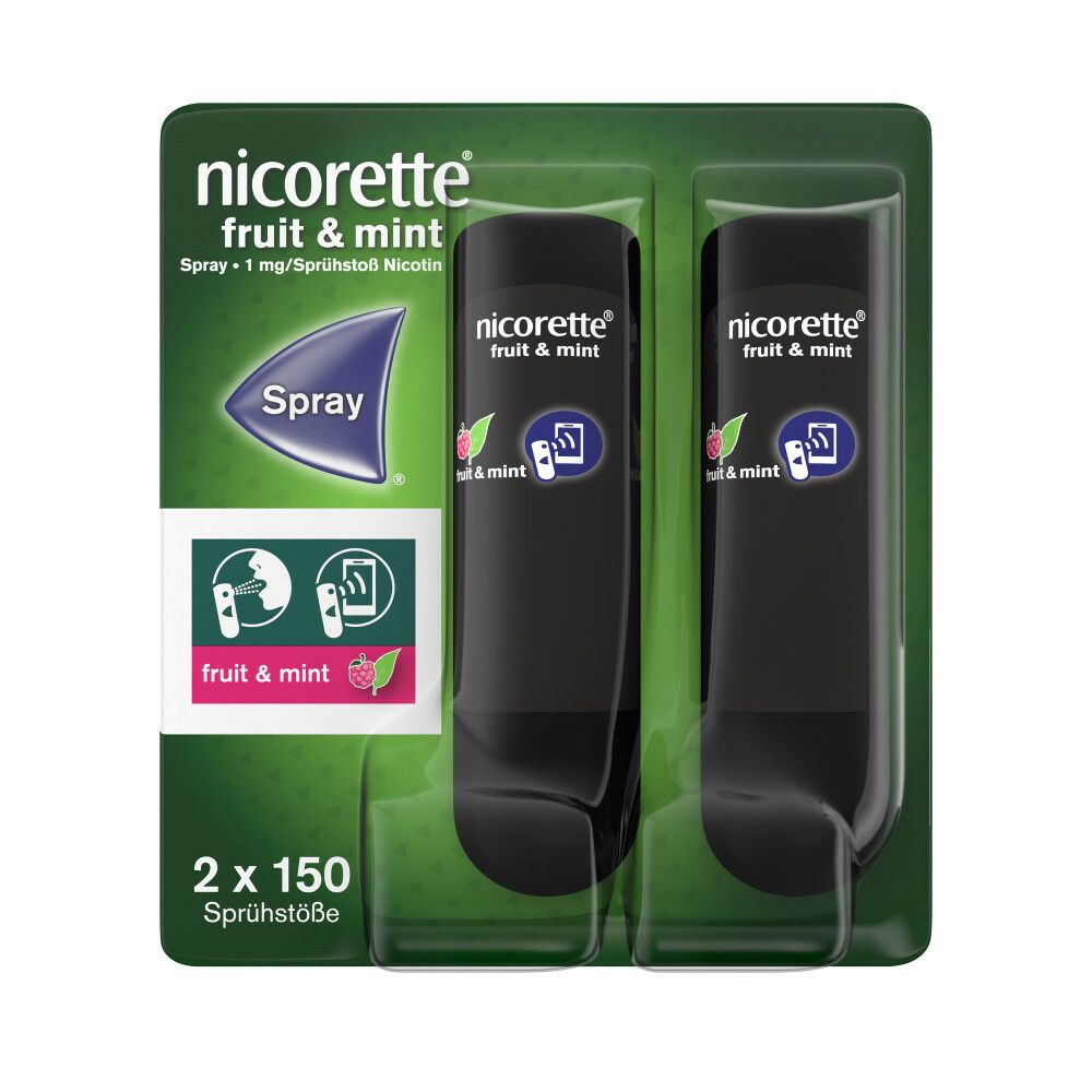 nicorette® fruit & mint Spray 2 Stück