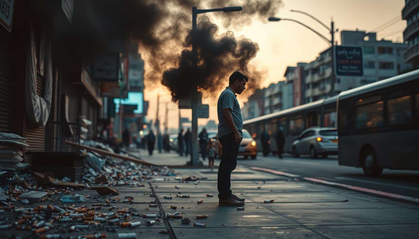 Alltagsbelastung durch Rauchen